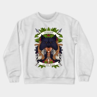 Goddess of the Wild Crewneck Sweatshirt